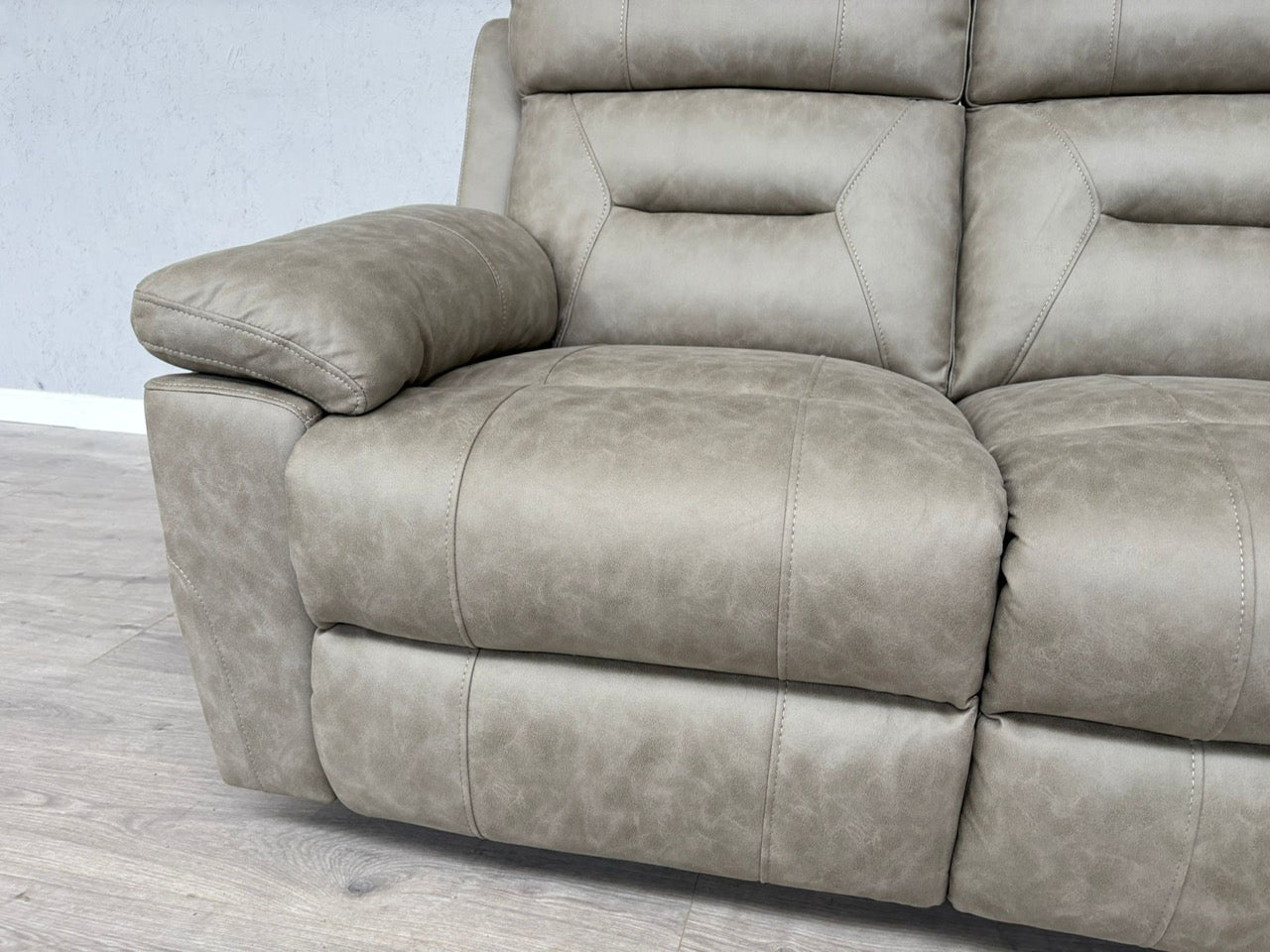 DFS - BRAYLAN Fabric 2 Seater Manual Recliner Sofa - RRP £879