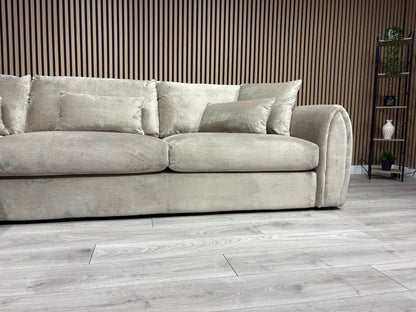 Sofology MARBLE ARCH Style Fabric LHF Corner Sofa, Mocha - RRP £3,599