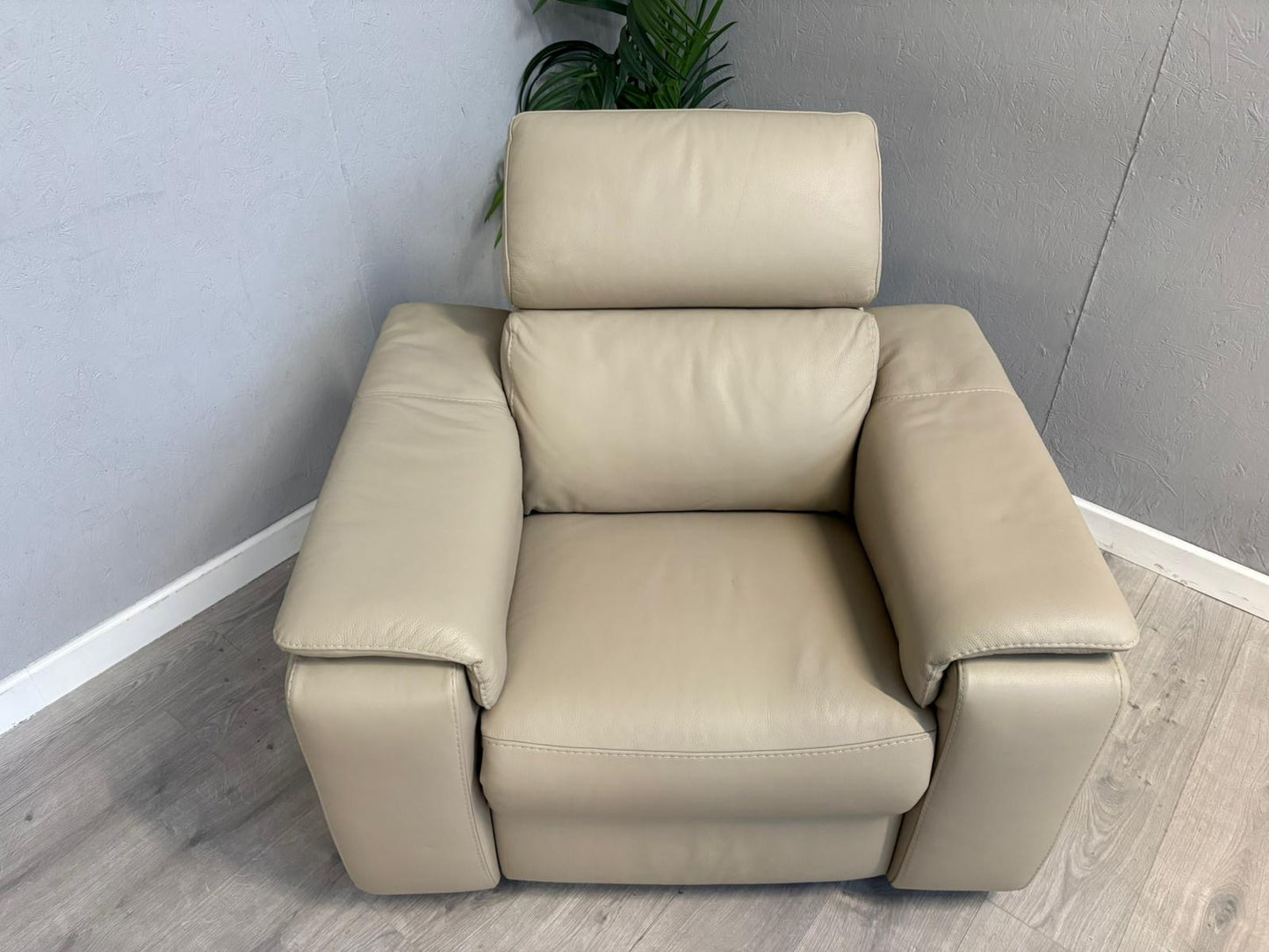 Furniture Village - Nicoletti Davide Leather Power Recliner Chair - RRP £1995