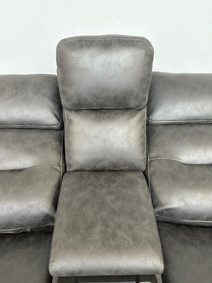 DFS Pierson 2+2 Seater Music Power Recliner Sofa Set with Console RRP £2298