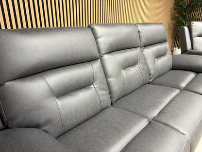 DFS Braylan 3+2 Seater Power Recliner Sofa Set with Console RRP £2498