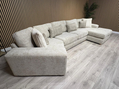 DFS Sample - Pandora RHF large Chaise Corner Sofa - RRP: £3495