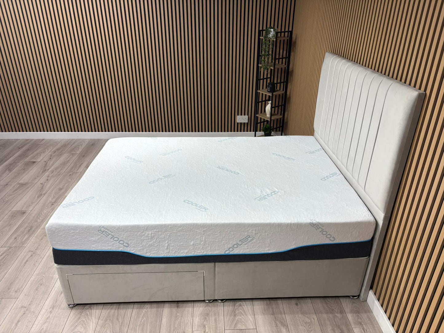 Cool Nature 3000 Pocket Divan Bed Set + Headboard. Available in all sizes