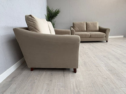 Laura Ashley BASLOW Style Fabric 3 Seater + 2 Seater Sofa Set - RRP £2,800