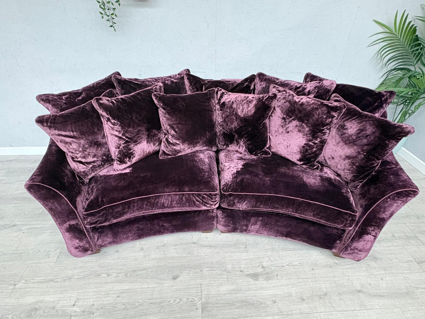 Westbridge Premium Fabric Large Curved Sofa - RRP £2599