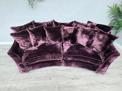 Westbridge Premium Fabric Large Curved Sofa - RRP £2599