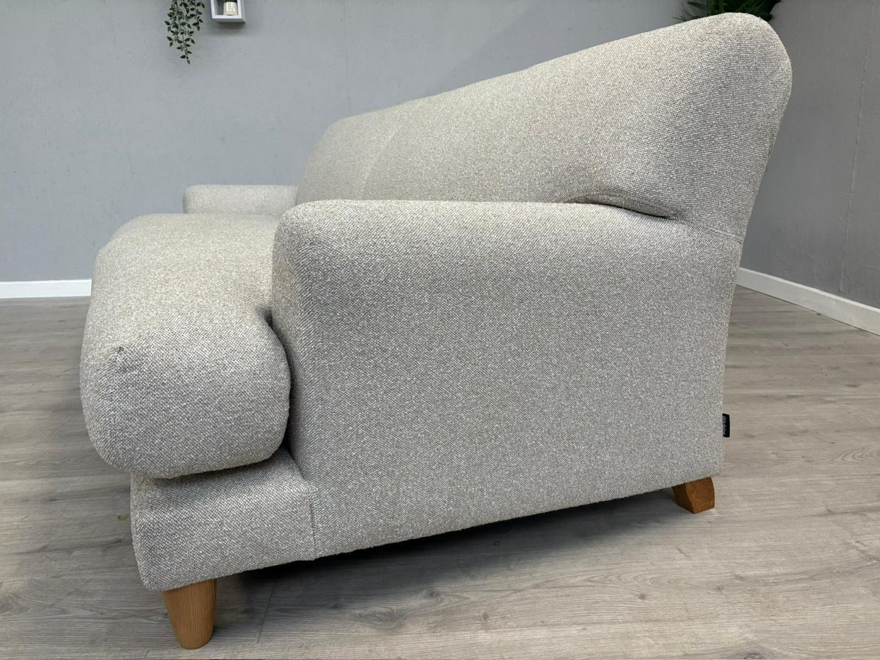 Habitat - Askem Fabric 3 Seater Sofa Natural Weave - RRP £1599