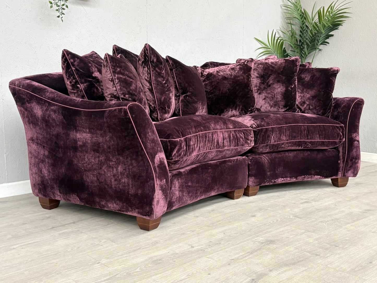 Westbridge Premium Fabric Large Curved Sofa - RRP £2599