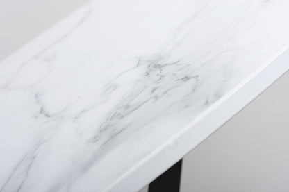 Round White Marble Dining Table