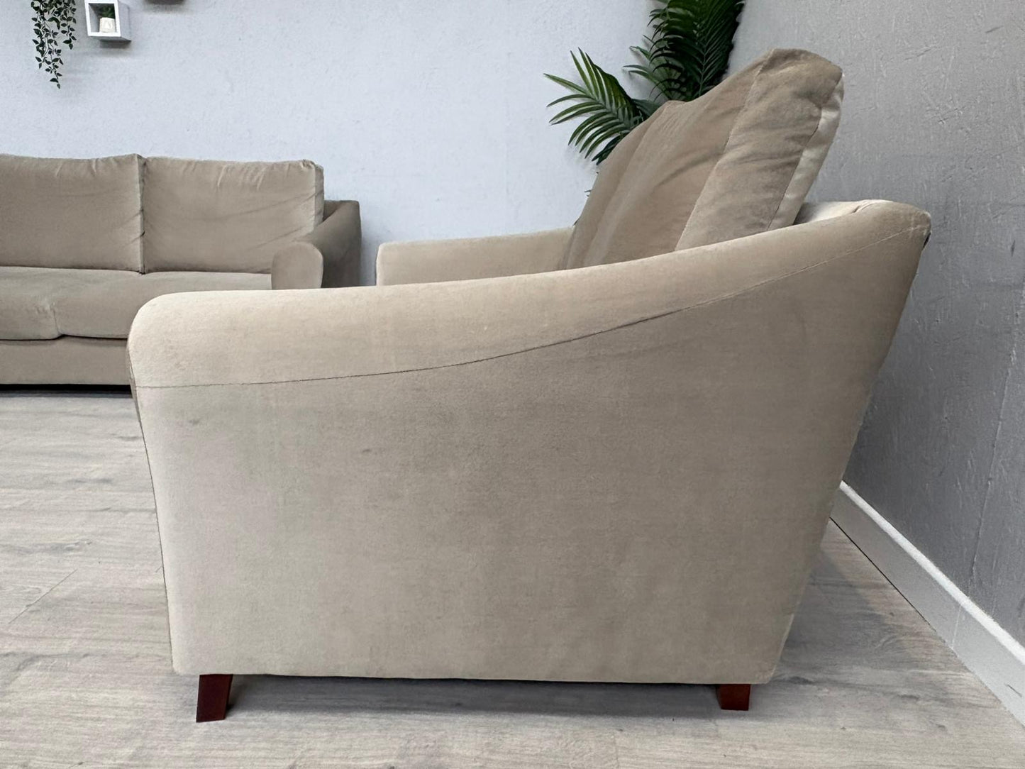 Laura Ashley BASLOW Style Fabric 3 Seater + 2 Seater Sofa Set - RRP £2,800