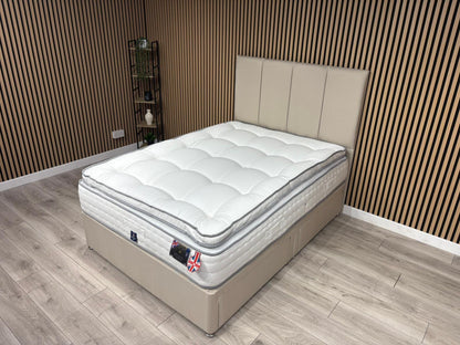 Swaledale 5000 Pocket Divan Bed Set + Headboard. Available in all sizes