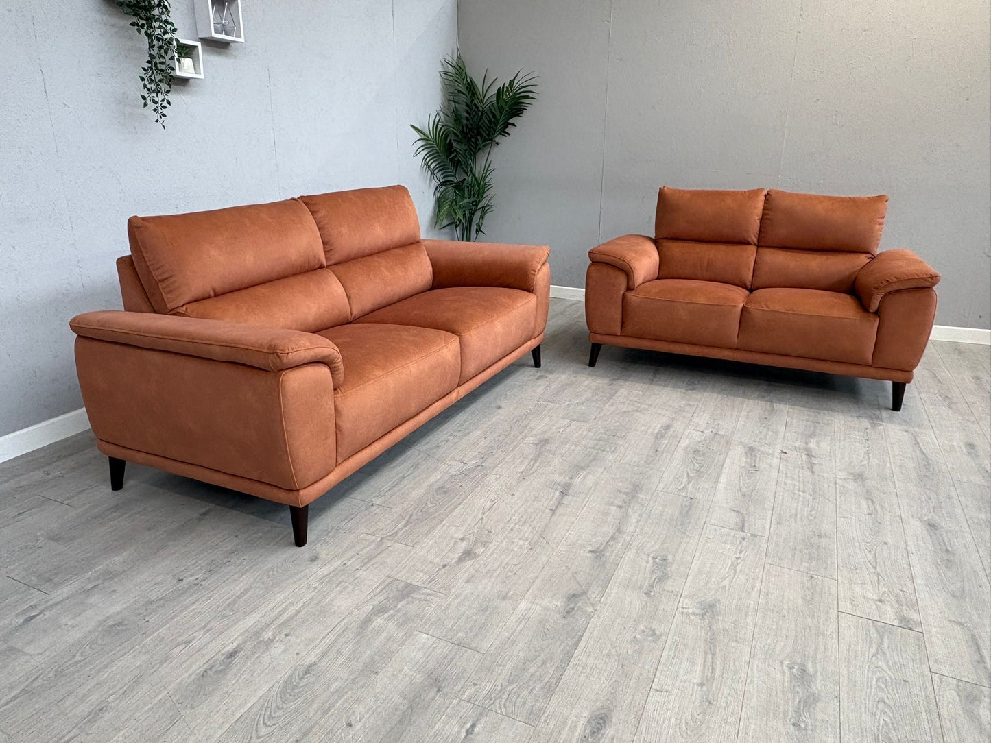 Furniture Village - Morgan 3 Seater + 2 Seater Fabric Sofa Set RRP £2890