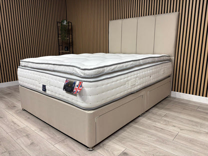 Swaledale 5000 Pocket Divan Bed Set + Headboard. Available in all sizes