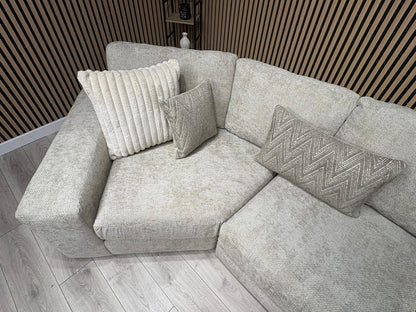 DFS Sample - Pandora RHF large Chaise Corner Sofa - RRP: £3495