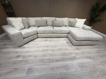DFS Sample - Pandora RHF large Chaise Corner Sofa - RRP: £3495