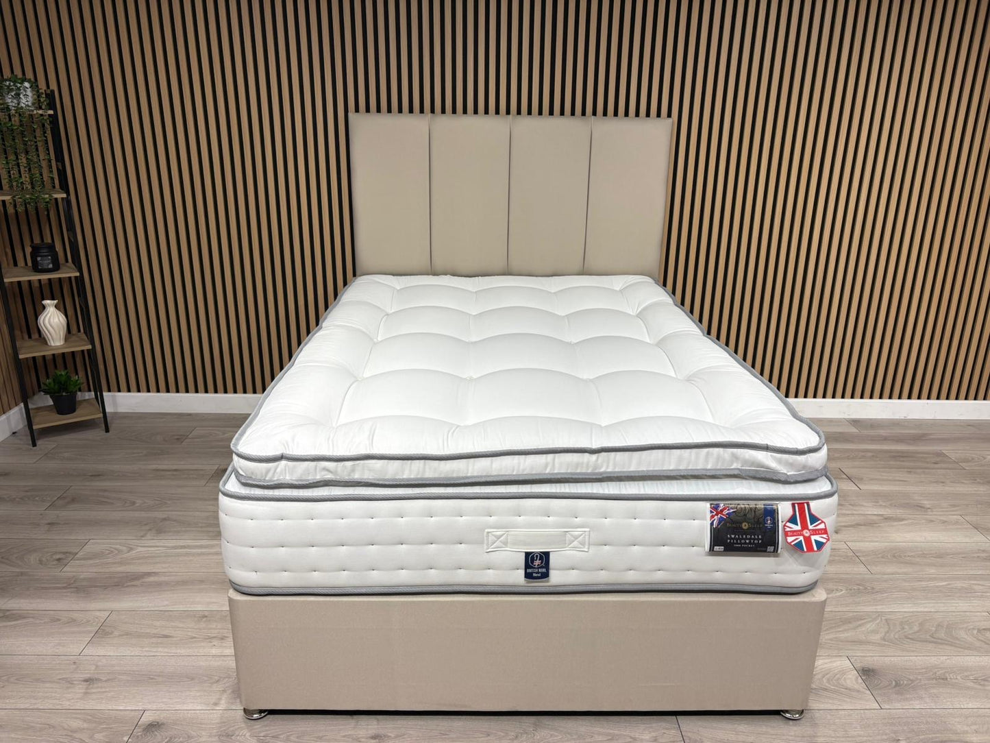 Swaledale 5000 Pocket Divan Bed Set + Headboard. Available in all sizes