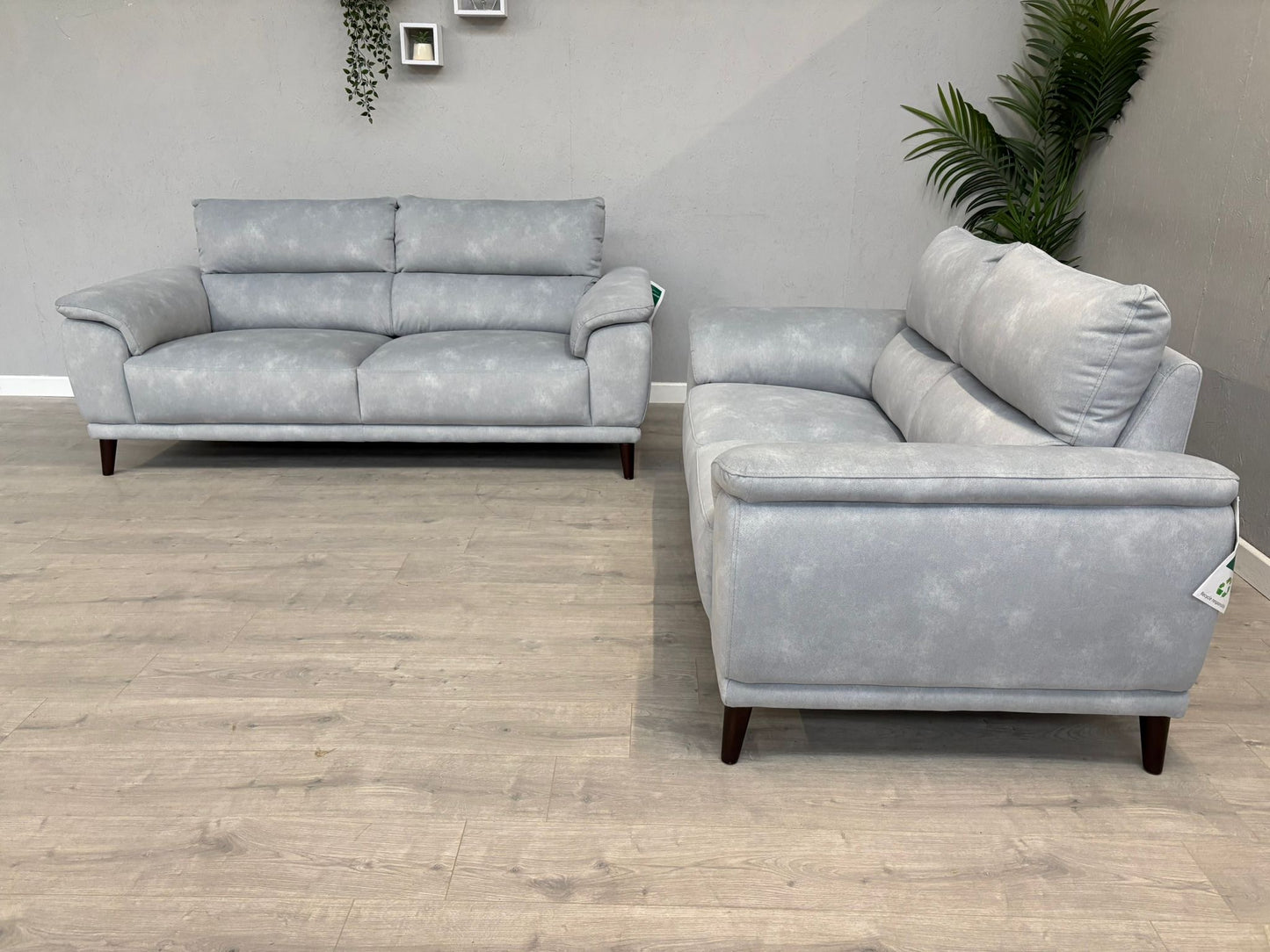 Furniture Village - Morgan 3 Seater + 2 Seater Fabric Sofa Set RRP £2890