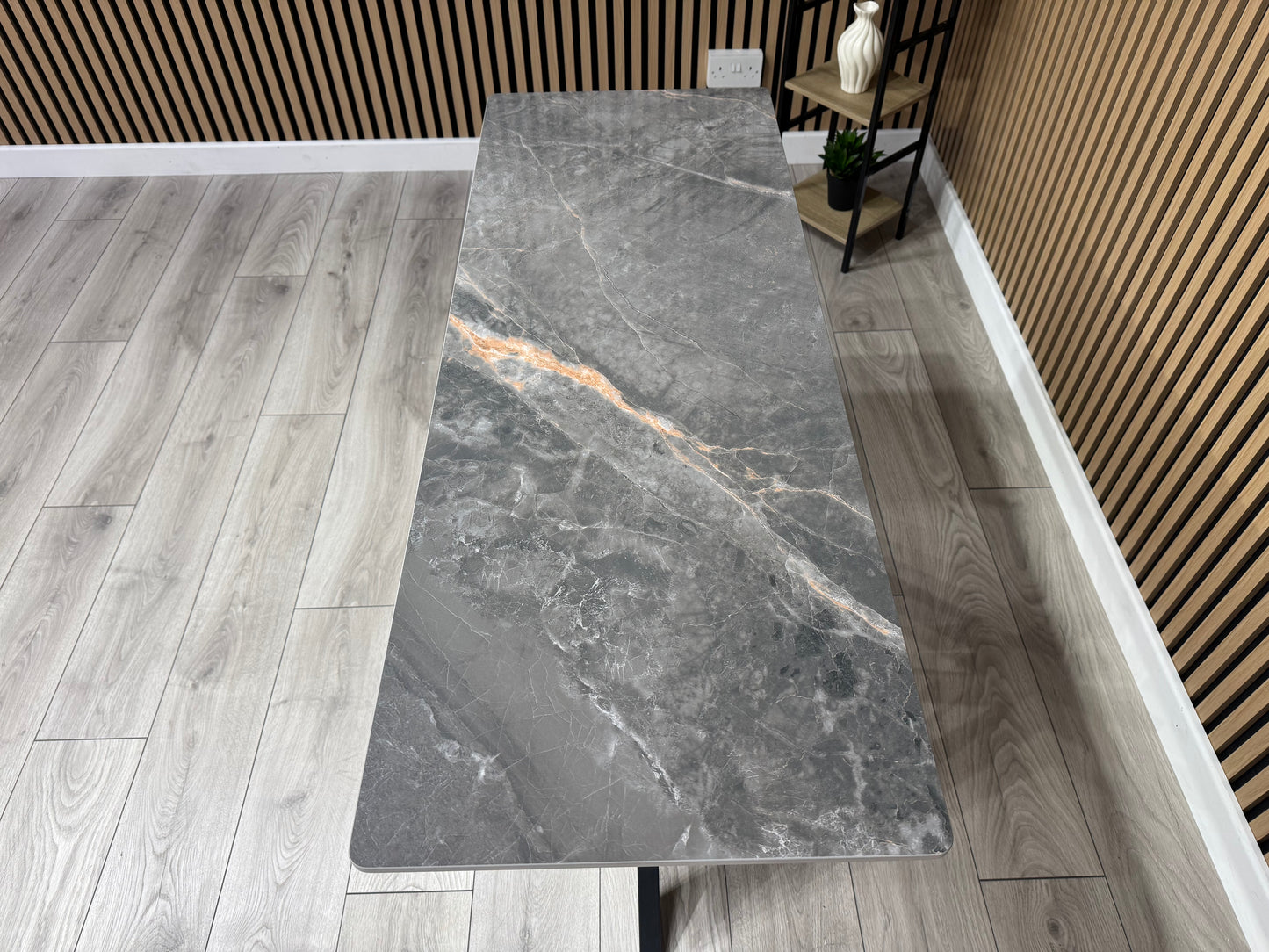 NEXT Sample - CRETE Marble Effect Console Table  - RRP £429