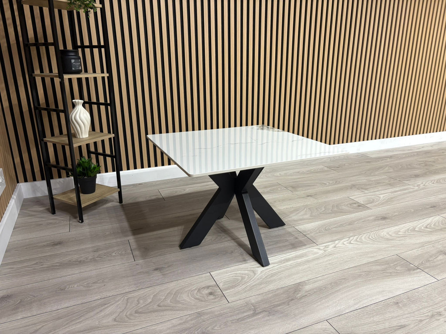 NEXT Sample - Crete Marble Effect End Table, RRP £300