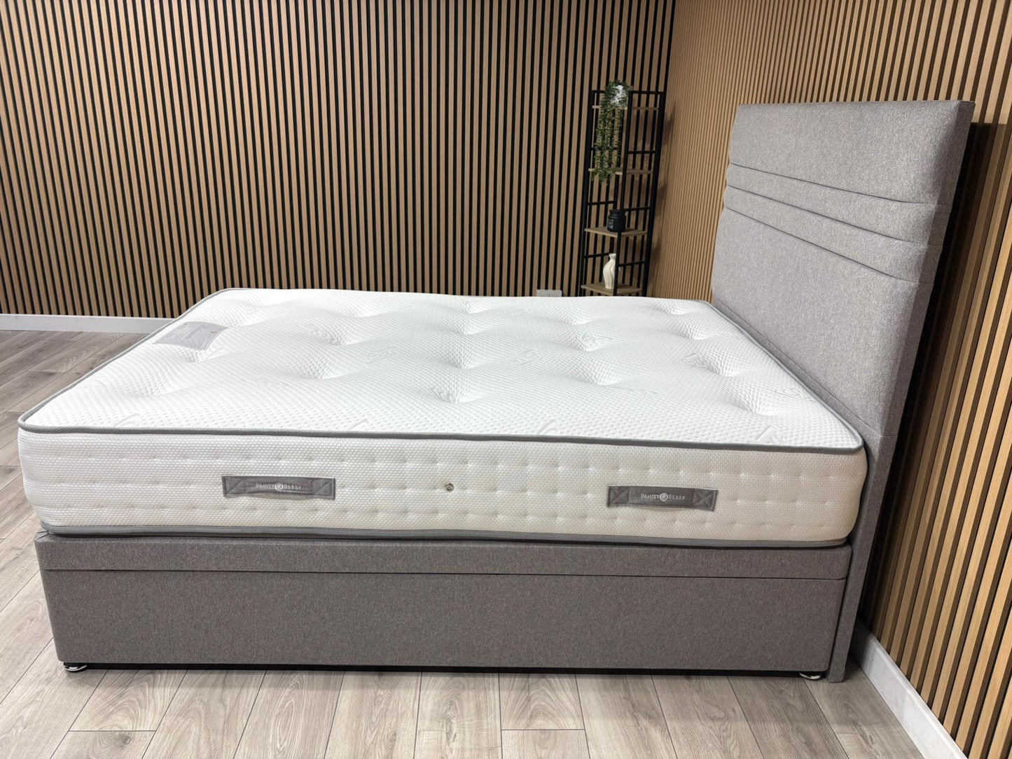 Platinum 1500 Ottoman Divan Bed Set + Headboard. Available in all sizes