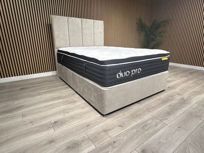Duo Pro Pocket Sprung Mattress Divan Bed Set - Different sizes available
