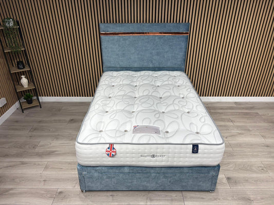 Elegant 3000 Pocket Divan Bed Set + Headboard. Available in all sizes