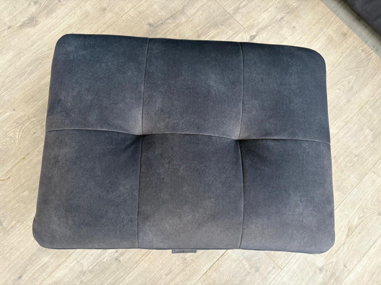 Furniture Village Dinky LHF Fabric Corner Chaise End Sofa + Footstool, RRP: £1890