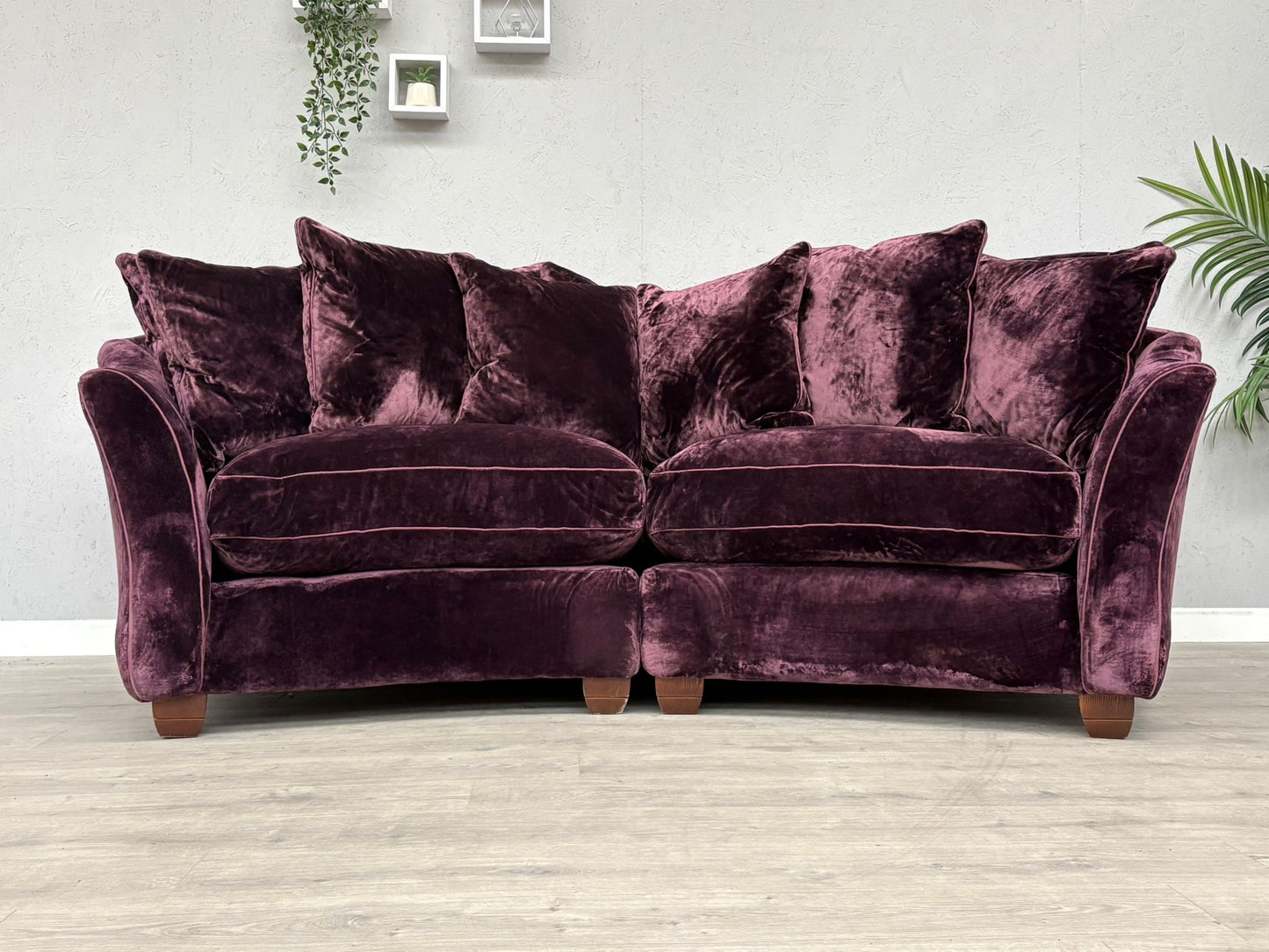 Westbridge Premium Fabric Large Curved Sofa - RRP £2599
