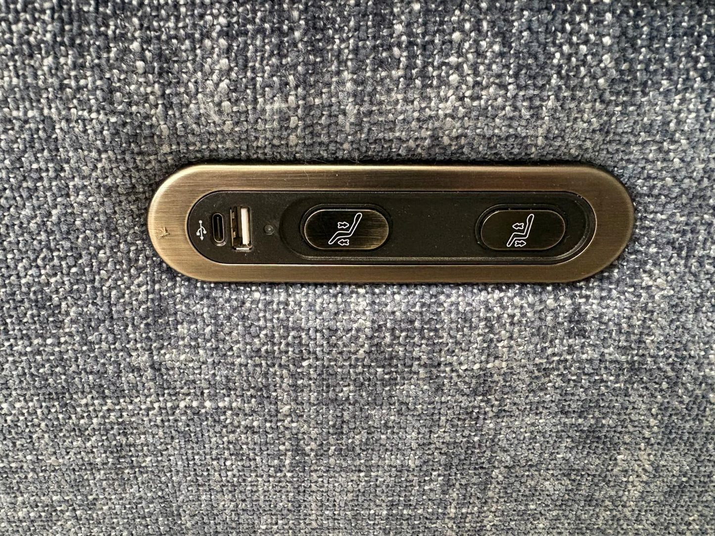 Furniture Village SLOANE Fabric 2+2 Seater Power Recliners - RRP £1950