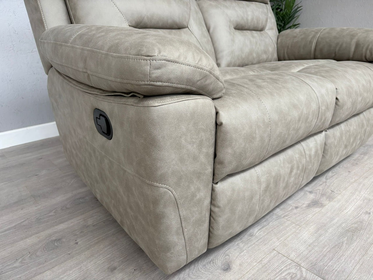 DFS - BRAYLAN Fabric 2 Seater Manual Recliner Sofa - RRP £879