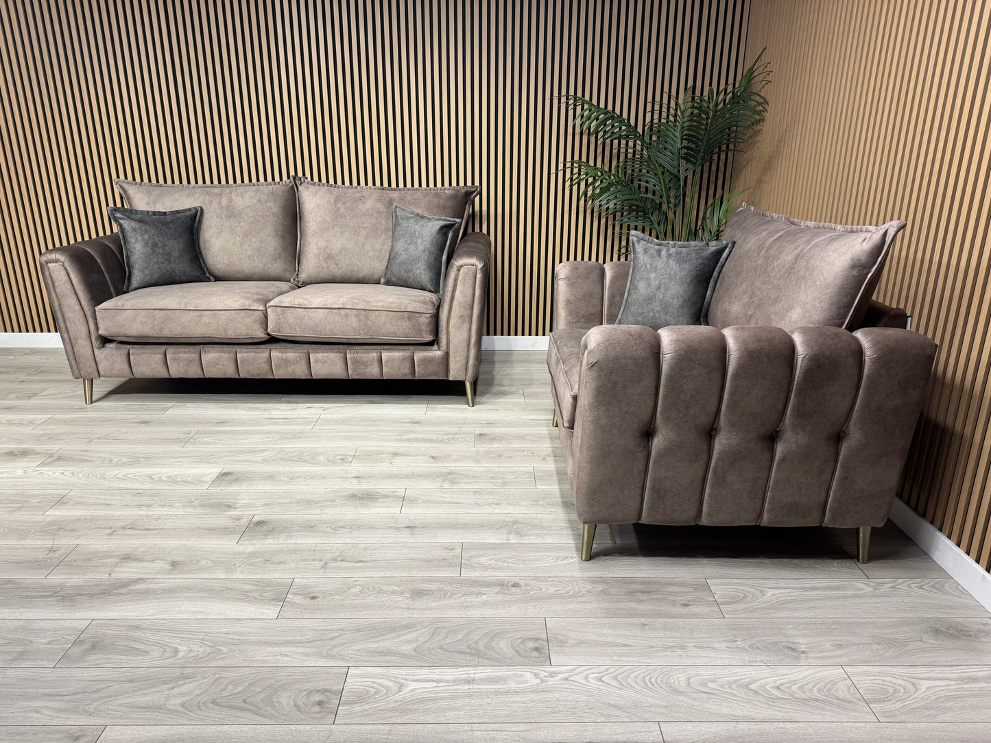 DFS - Cherished Style 3 Seater + Love Chair Sofa Set, Formal Back - RRP £2,399