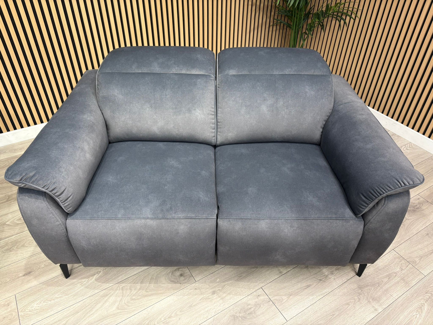 Furniture Village EZRA Style Fabric 3 Seater + 2 Seater Power Recliners - RRP £3890