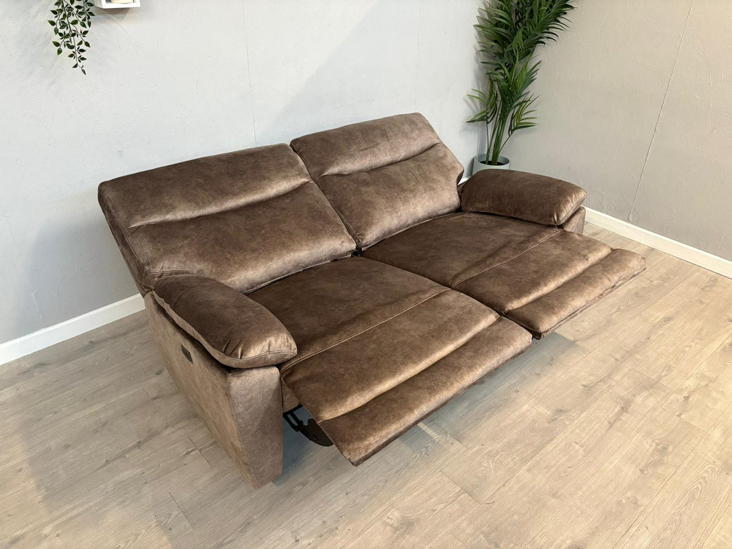 DFS Faxon Fabric 3 Seater Power Recliner Sofa - RRP £899