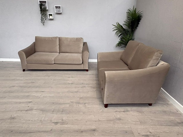 Laura Ashley BASLOW Style Fabric 3 Seater + 2 Seater Sofa Set - RRP £2,800