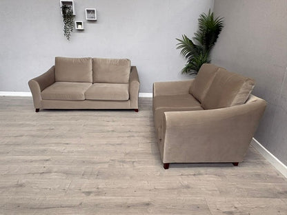 Laura Ashley BASLOW Style Fabric 3 Seater + 2 Seater Sofa Set - RRP £2,800