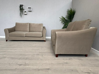 Laura Ashley BASLOW Style Fabric 3 Seater + 2 Seater Sofa Set - RRP £2,800