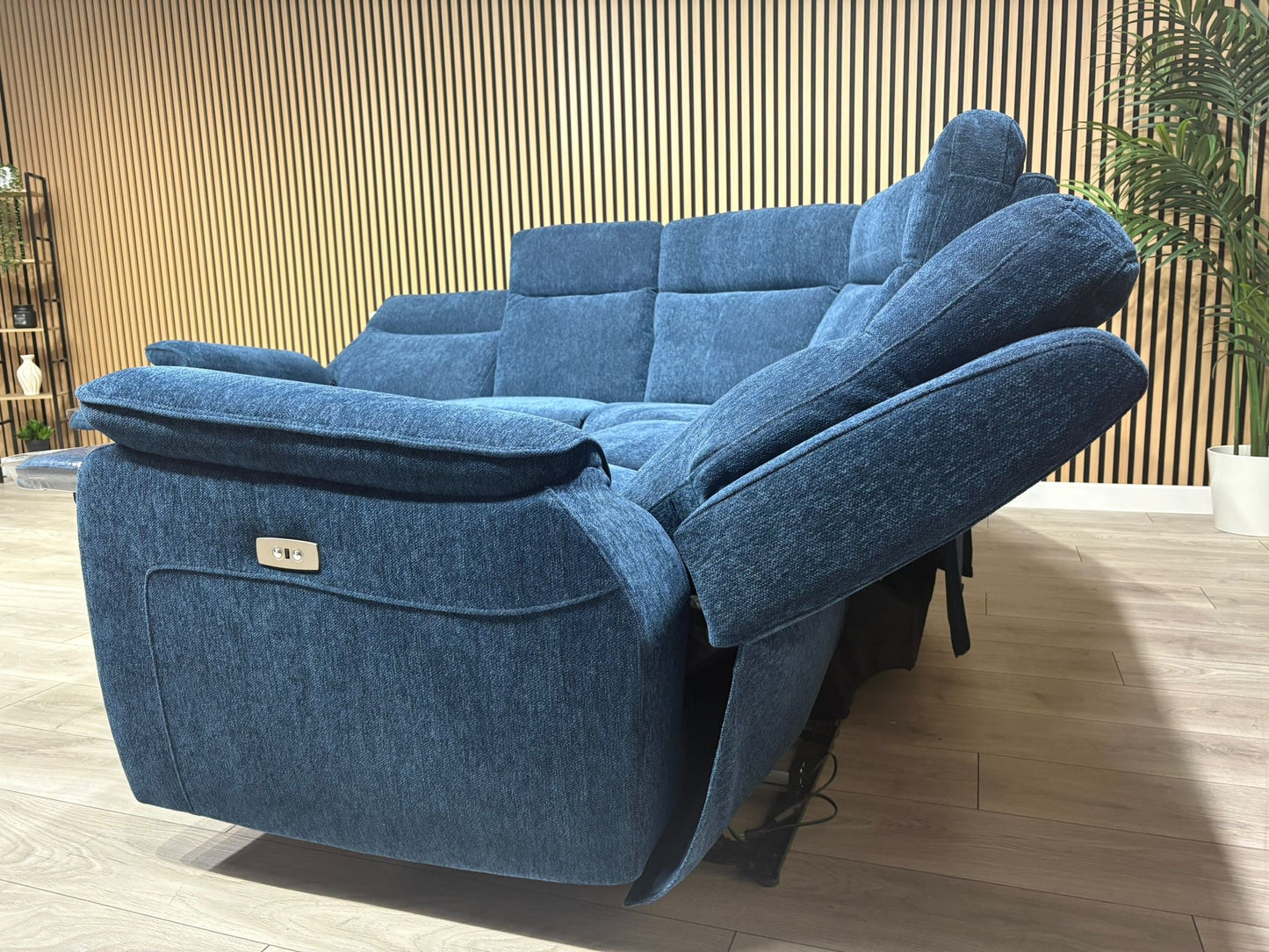 HAVANA Fabric Power Reclining Modular Corner Sofa, RRP £3499