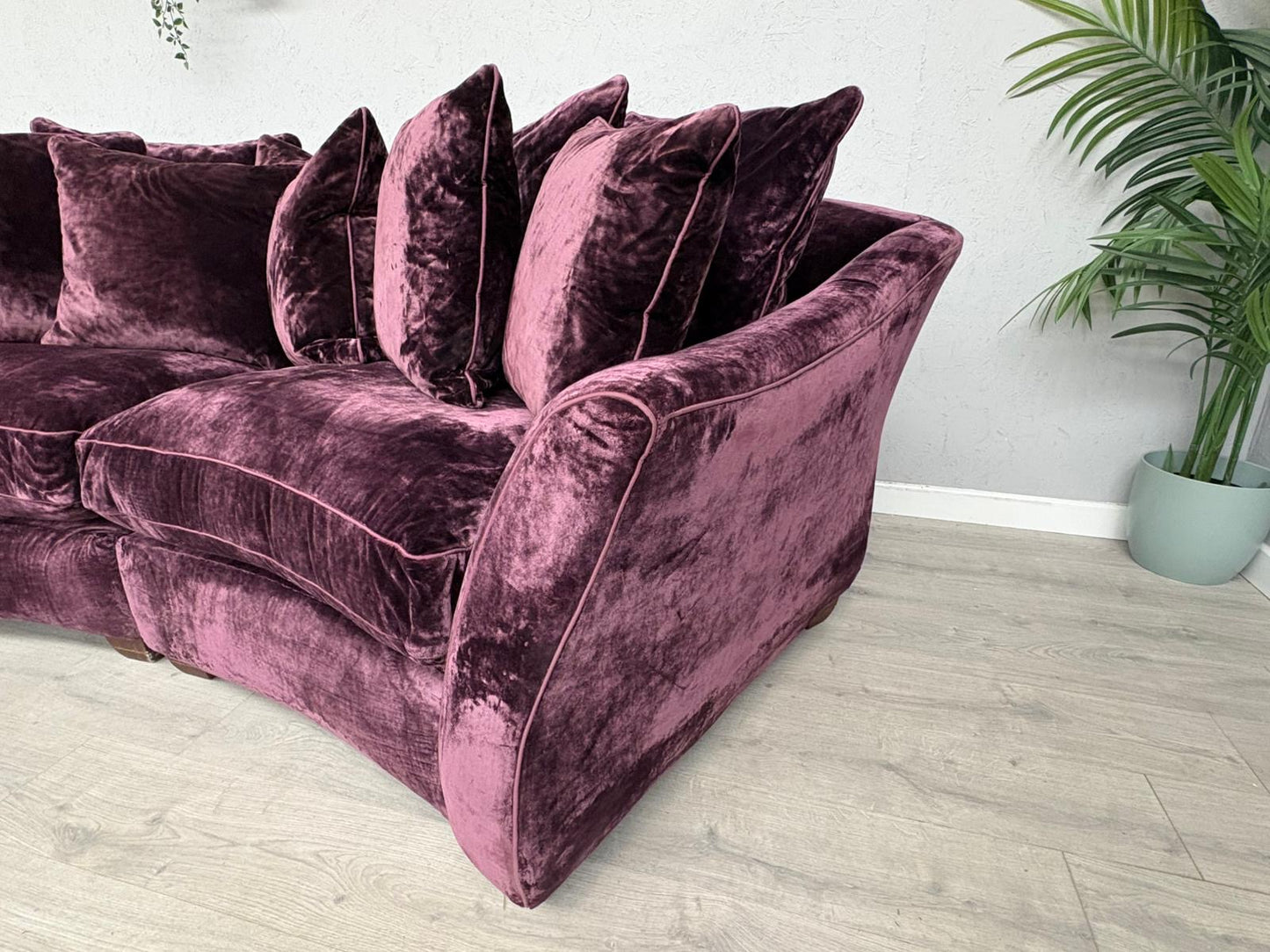 Westbridge Premium Fabric Large Curved Sofa - RRP £2599