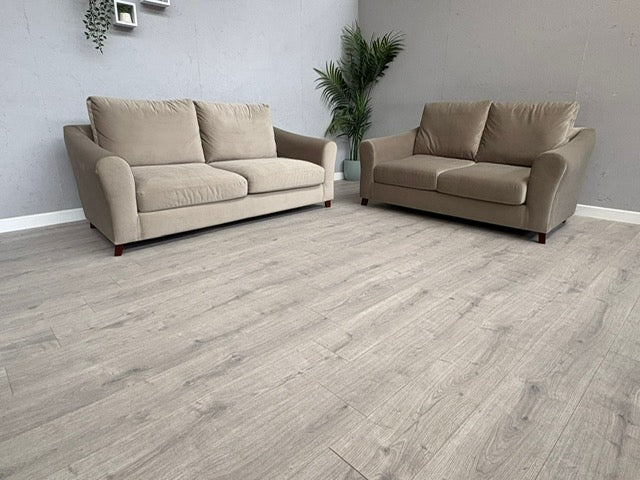 Laura Ashley BASLOW Style Fabric 3 Seater + 2 Seater Sofa Set - RRP £2,800