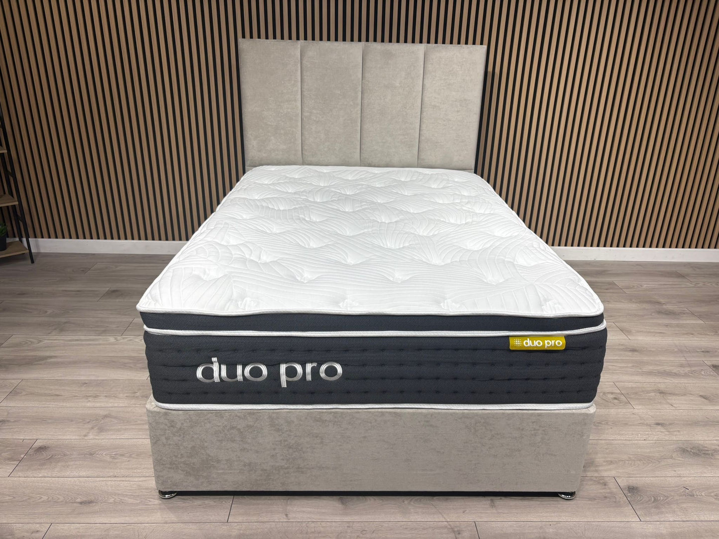 Duo Pro Pocket Sprung Mattress Divan Bed Set - Different sizes available