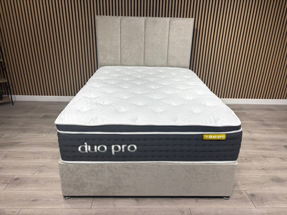 Duo Pro Pocket Sprung Mattress Divan Bed Set - Different sizes available