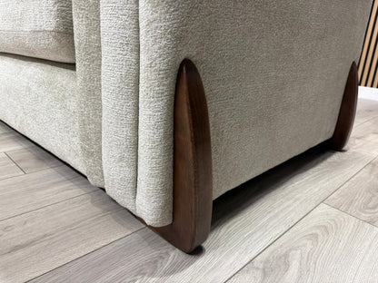 Sofology Marble Arch Style 2 Corner 2 Large Fabric Corner Sofa, Stone - RRP £3,129