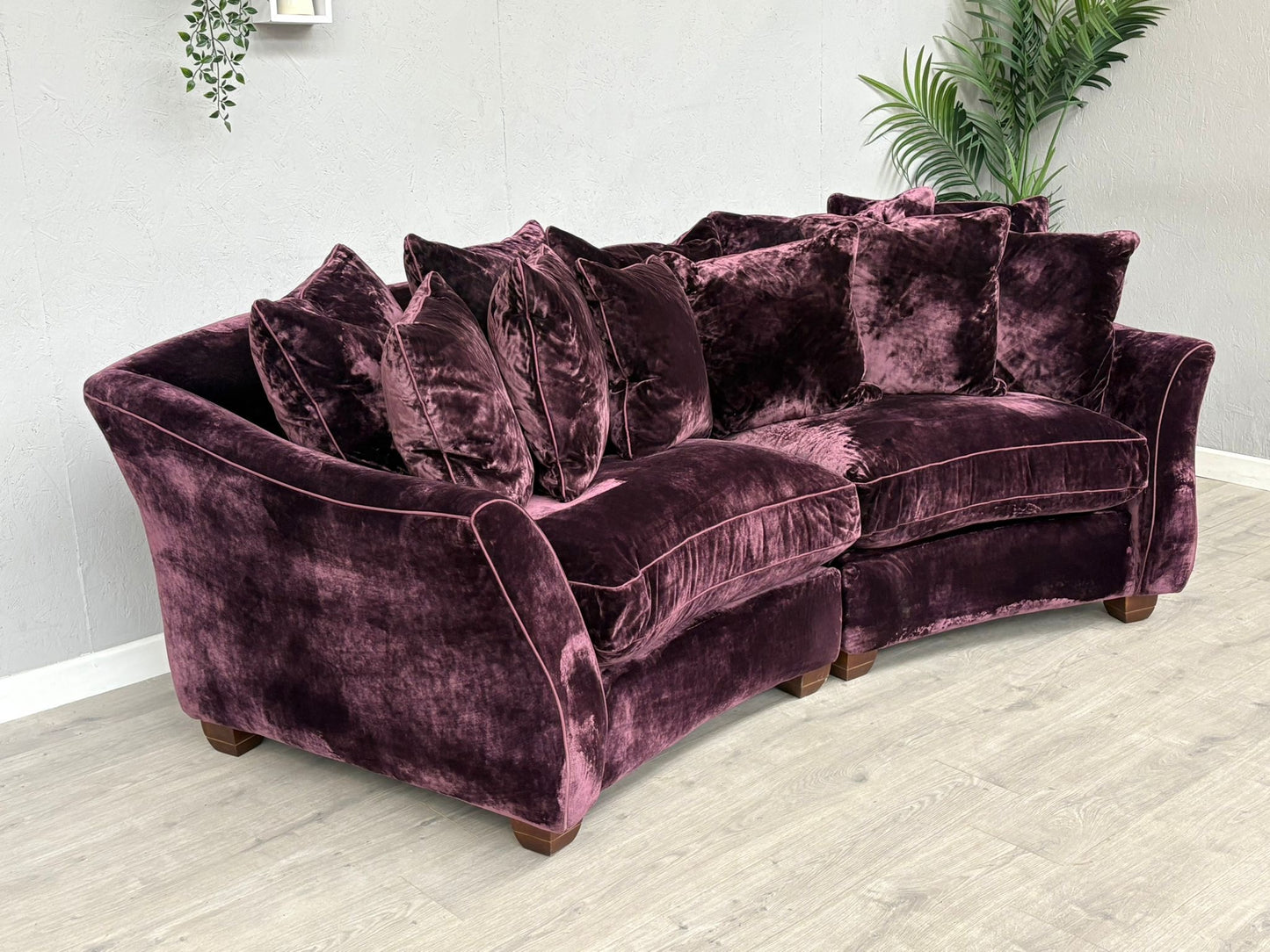 Westbridge Premium Fabric Large Curved Sofa - RRP £2599