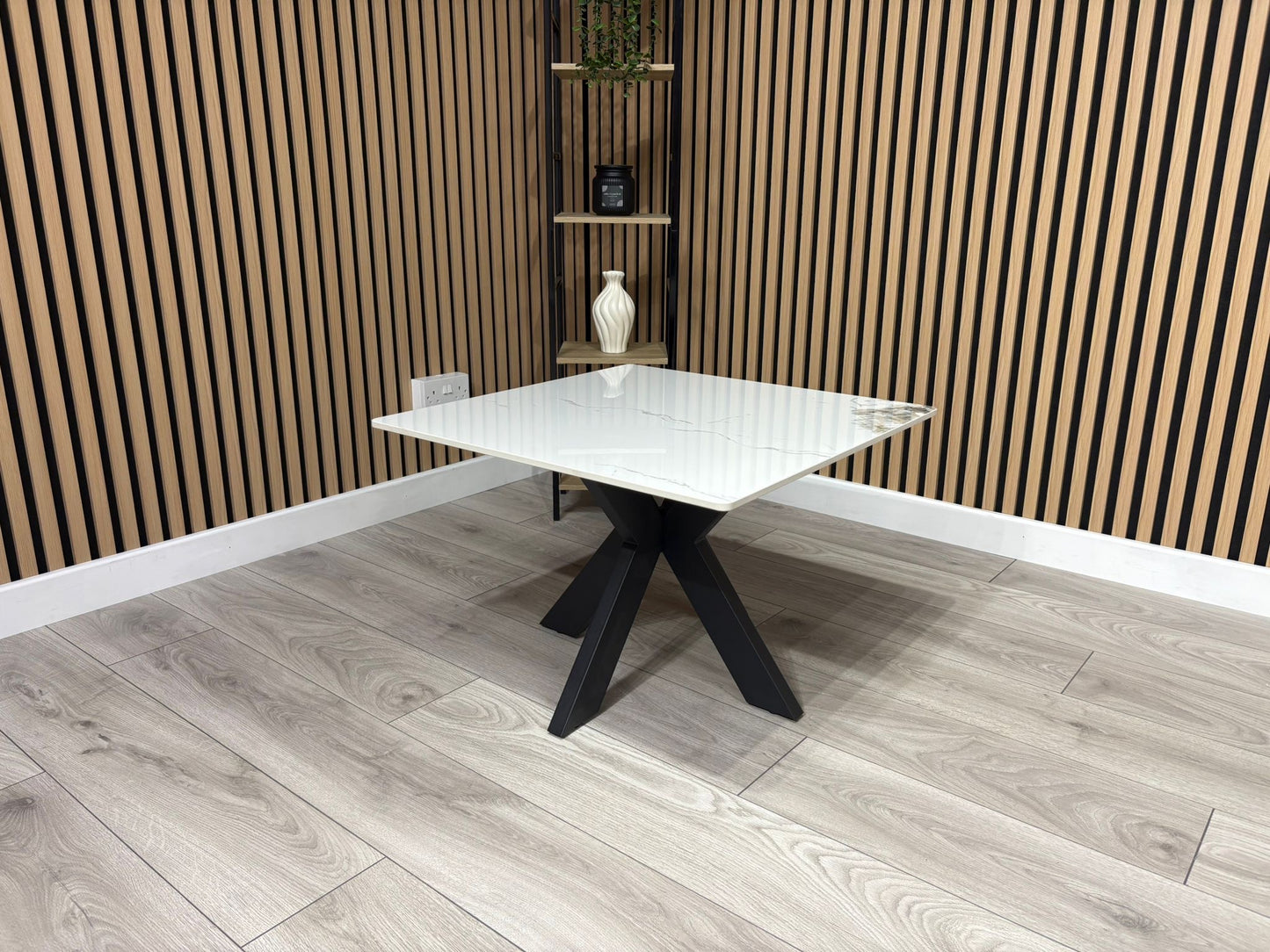 NEXT Sample - Crete Marble Effect End Table, RRP £300