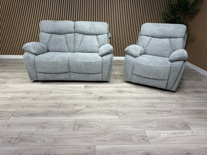 Havana Fabric 2 Seater Sofa + Armchair Power Recliner Sofa Set - RRP £3298