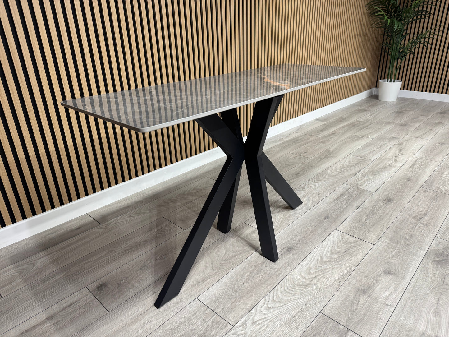 NEXT Sample - CRETE Marble Effect Console Table  - RRP £429