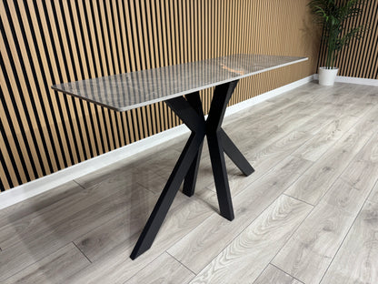 NEXT Sample - CRETE Marble Effect Console Table  - RRP £429