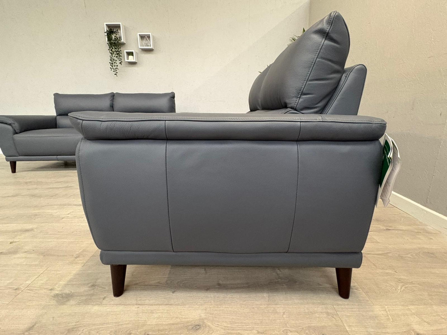 Furniture Village - Morgan 3 Seater + 2 Seater Leather Sofa Set RRP £2890