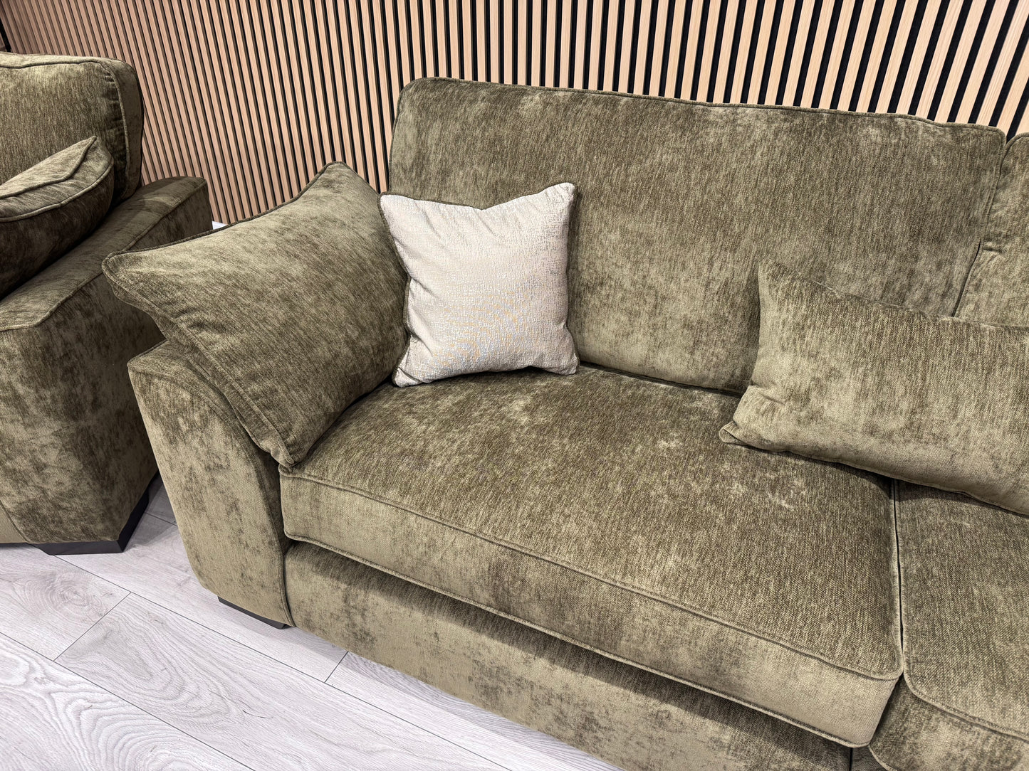 NEXT Stamford Style Fabric 4 Seater Sofa + Love Chair Set - RRP £2550