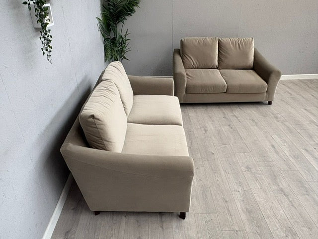 Laura Ashley BASLOW Style Fabric 3 Seater + 2 Seater Sofa Set - RRP £2,800